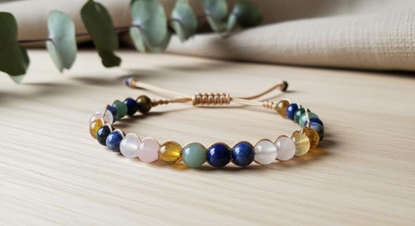 Le bracelet Chemin de Vie : un bijou artisanal français en pierres naturelles personnalisées